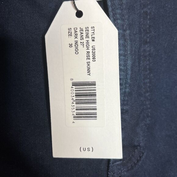 Universal Standard Seine High Rise Skinny Jeans 27 Inch Women’s Plus 30 - Picture 5 of 8